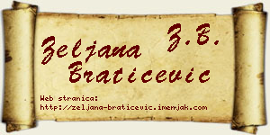 Željana Bratičević vizit kartica